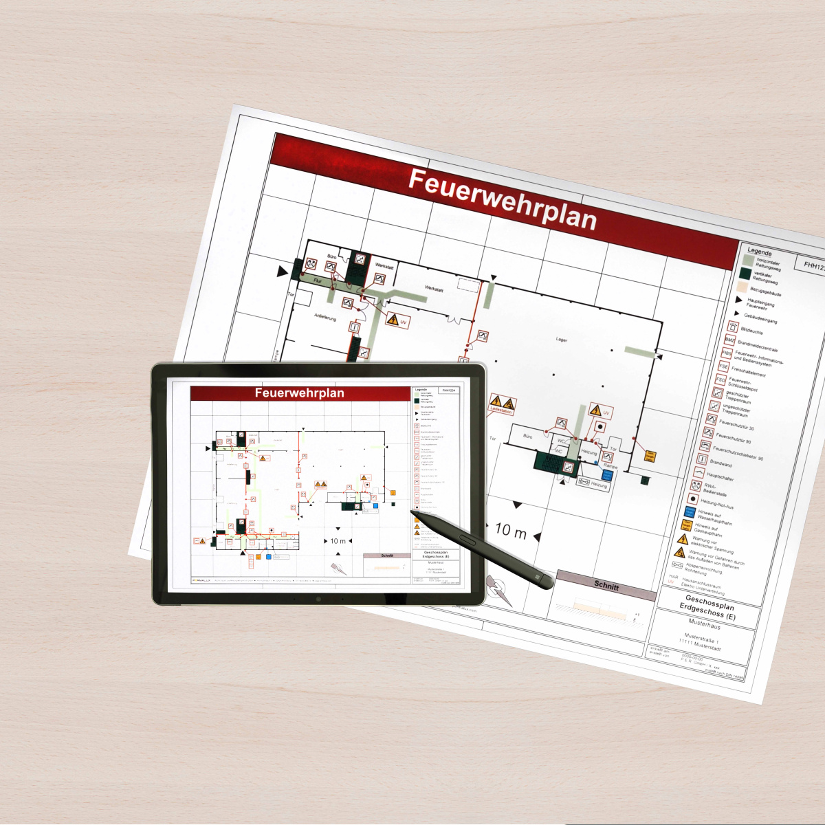 Feuerwehrpläne PERMALUX
