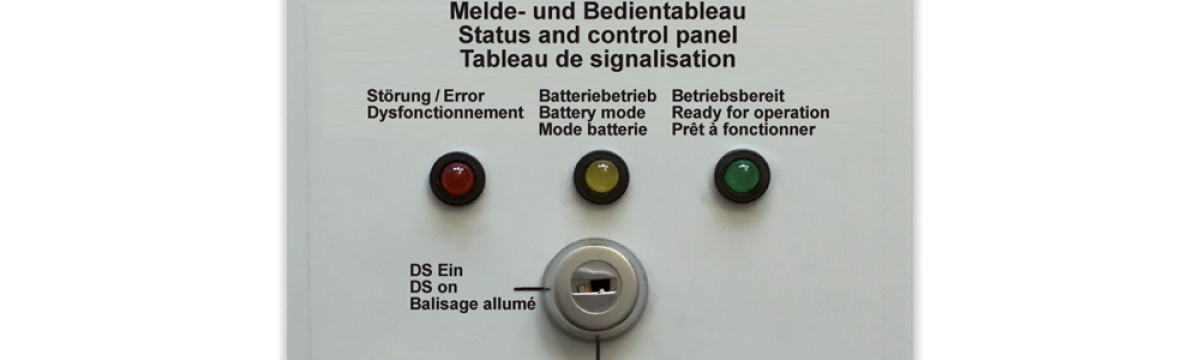 Melde- und Bedientableau PERMALUX